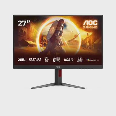 AOC Monitor 27G4HA 27", Full HD, Fast IPS, 200Hz, crno-crveni